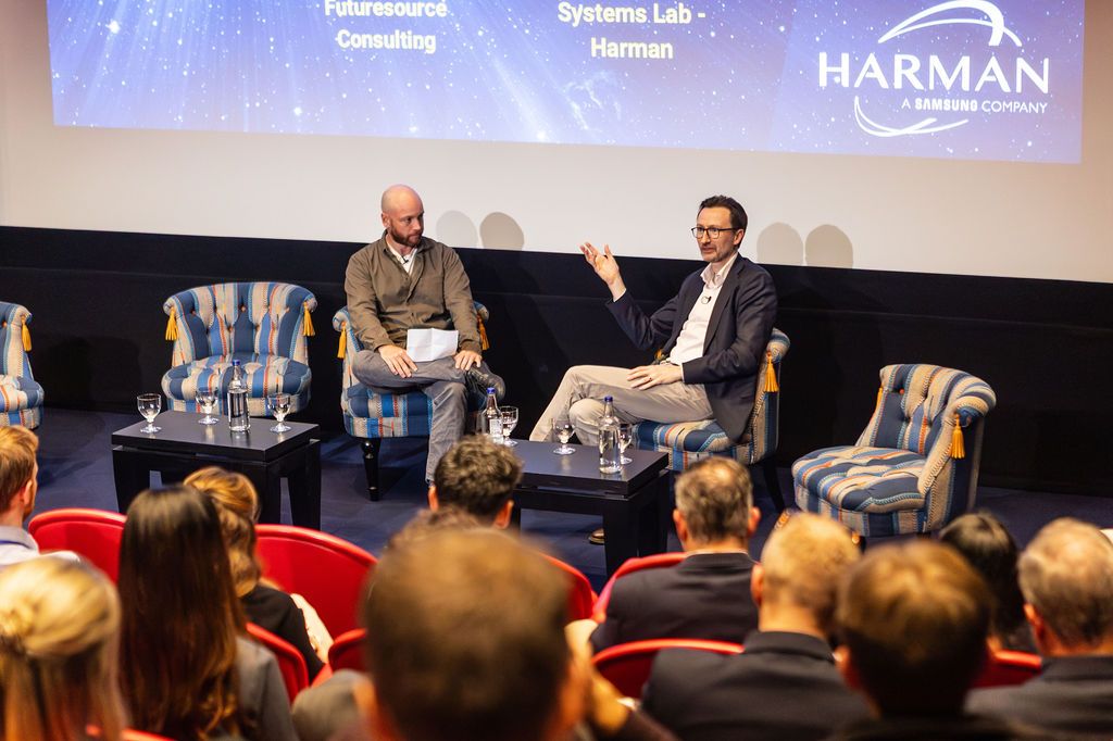 Fireside chat on the future of immersive and intelligent audio at Future Source Consulting's Audio Collab 2025 on behalf of Harman